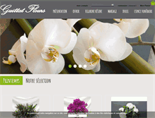 Tablet Screenshot of guittat-fleurs.com